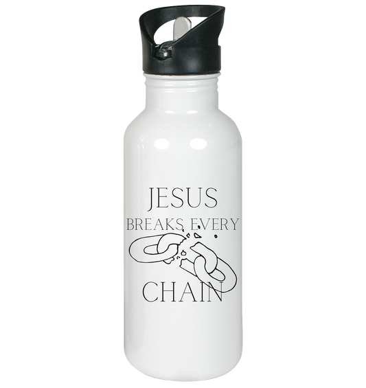 break every chain - Edelstahl-Trinkflasche - wertvoll und geliebt 