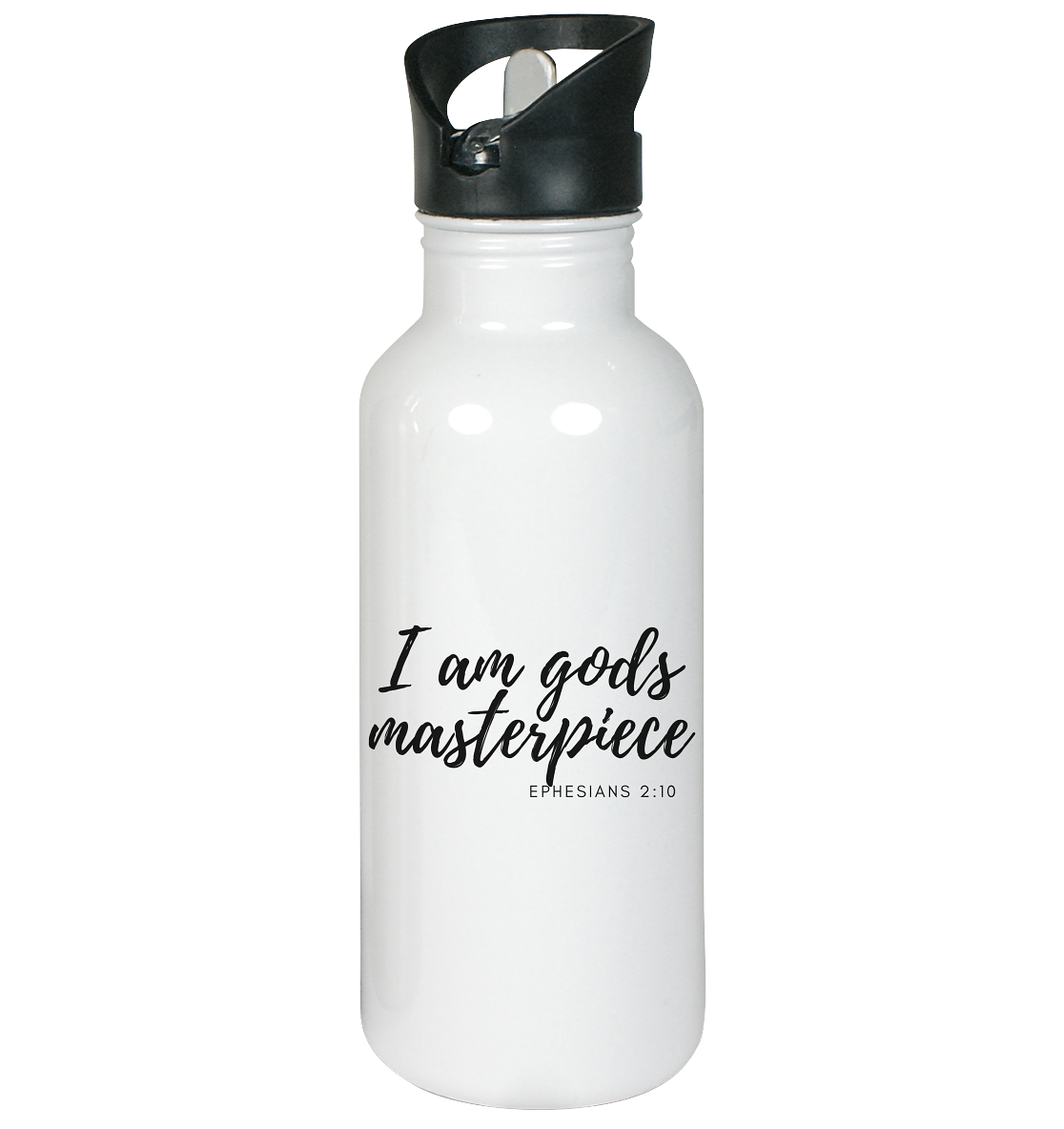 Gods Masterpiece - Edelstahl-Trinkflasche - wertvoll und geliebt 