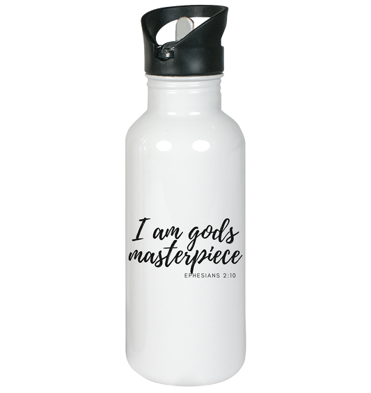Gods Masterpiece - Edelstahl-Trinkflasche - wertvoll und geliebt 