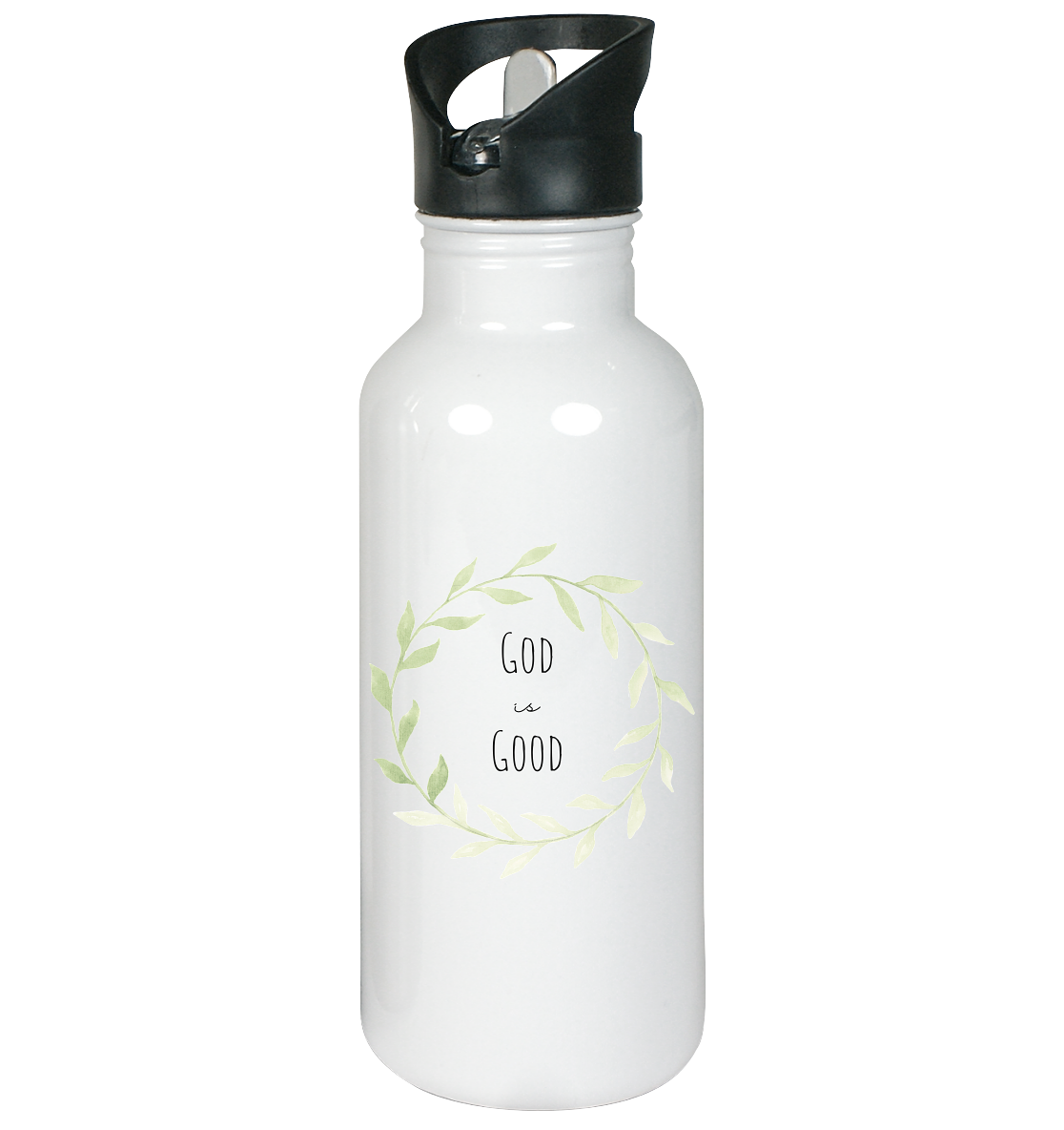 God is good - Edelstahl-Trinkflasche - wertvoll und geliebt 