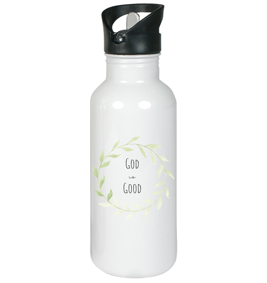 God is good - Edelstahl-Trinkflasche - wertvoll und geliebt 