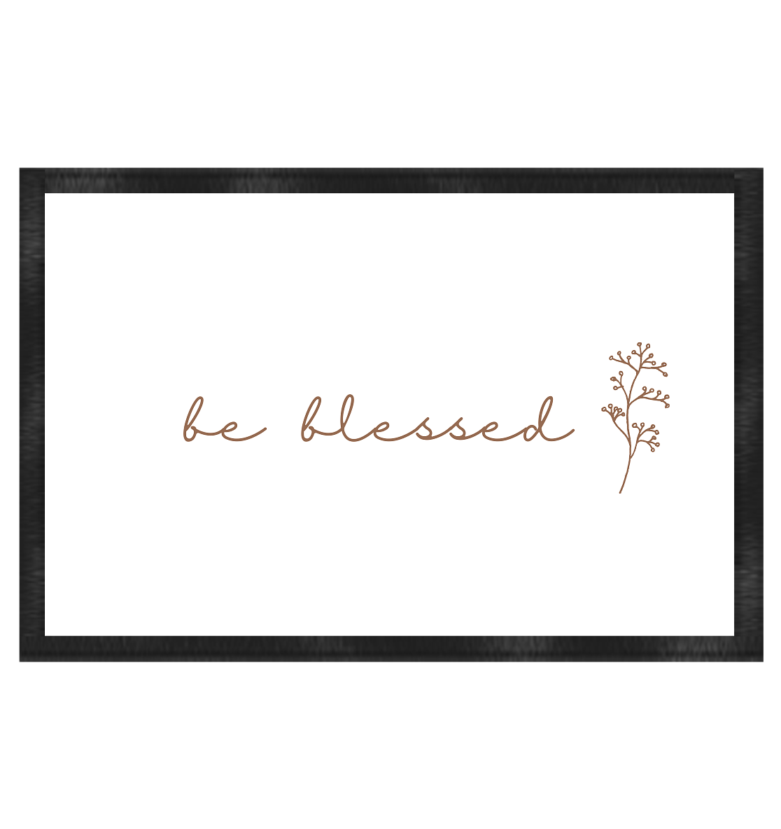 be blessed - Fußmatte 60x40cm - wertvoll und geliebt 
