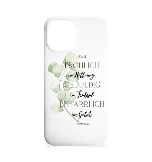 Römer 12,12 - Iphone 12 Max Handyhülle - wertvoll und geliebt 