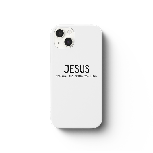 Jesus - the way. the truth. the life. - iPhone 13 Handyhülle - wertvoll und geliebt 