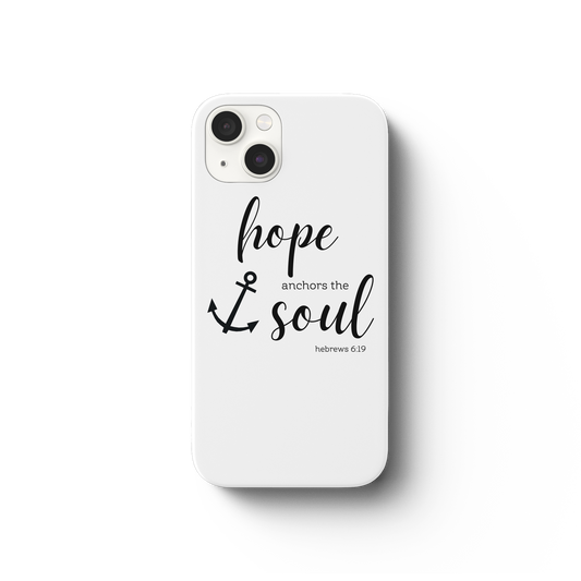 hope anchors the soul - iPhone 13 Handyhülle - wertvoll und geliebt 