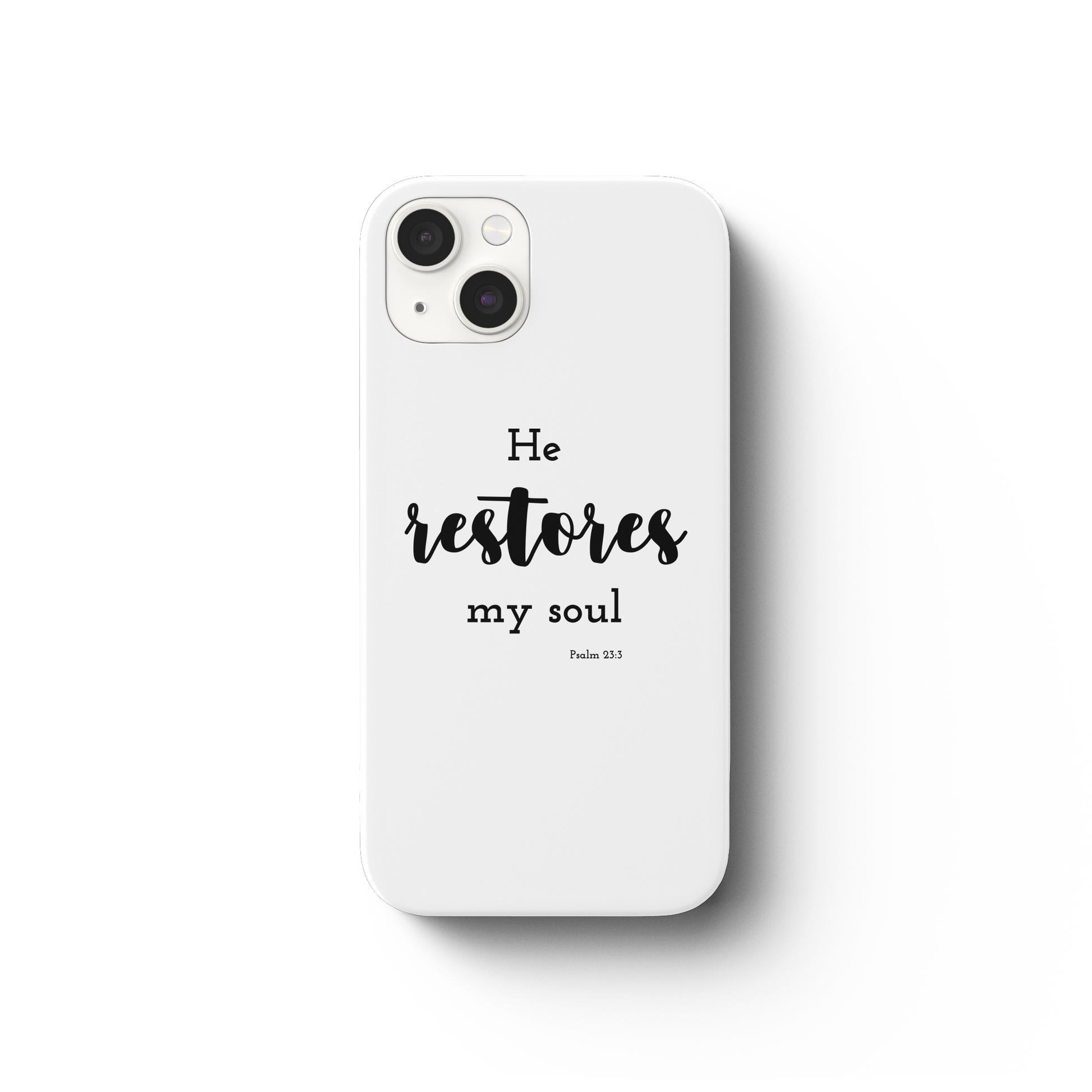 He restores my soul - iPhone 13 Handyhülle - wertvoll und geliebt 