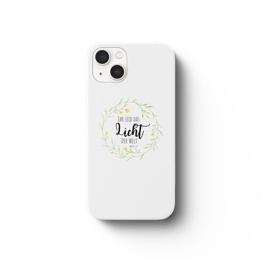 Licht der Welt - iPhone 13 Handyhülle - wertvoll und geliebt 
