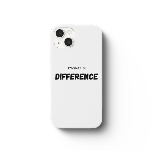 make a difference - iPhone 13 Handyhülle - wertvoll und geliebt 