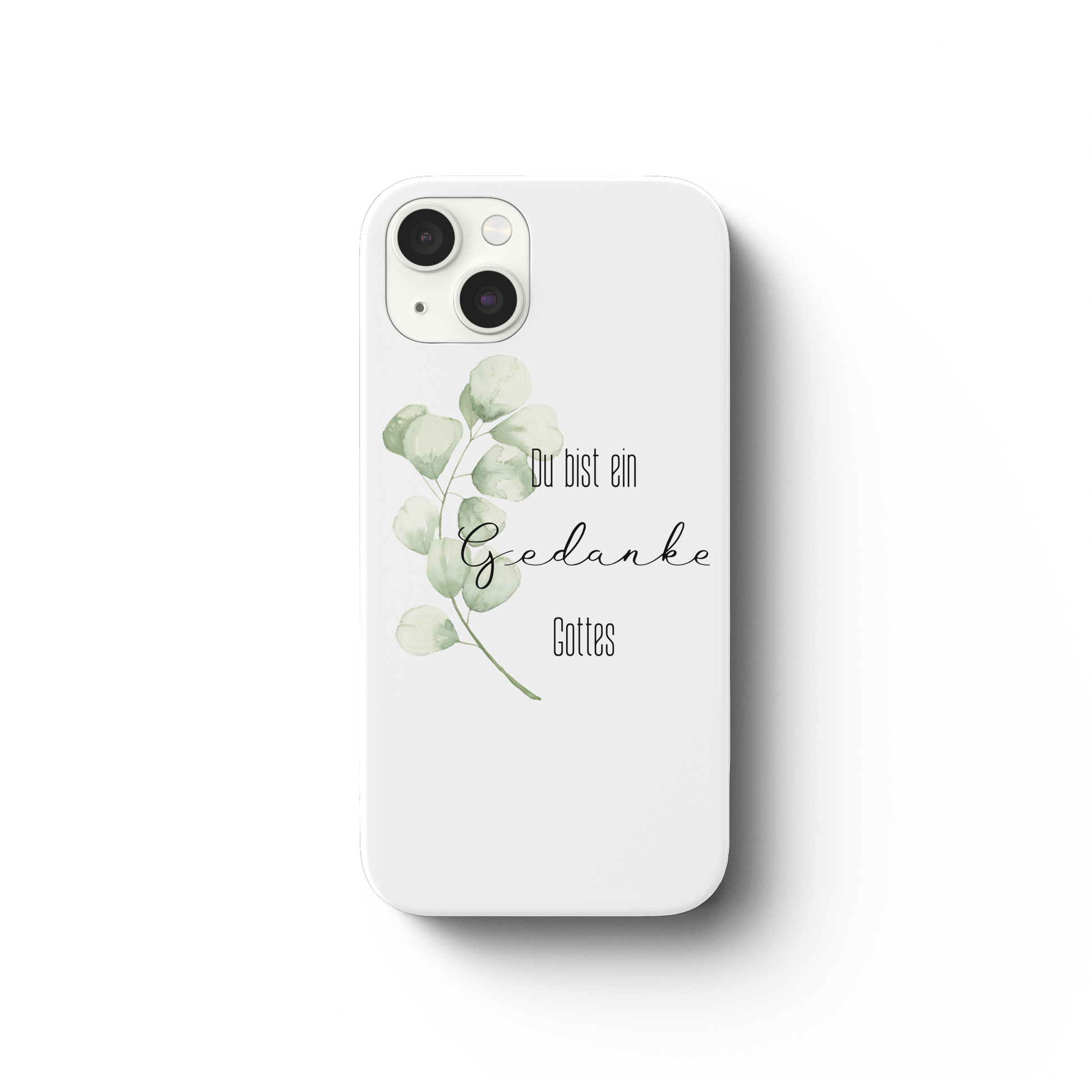 Du bist ein Gedanke Gottes - iPhone 13 Handyhülle - wertvoll und geliebt 