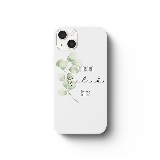 Du bist ein Gedanke Gottes - iPhone 13 Handyhülle - wertvoll und geliebt 