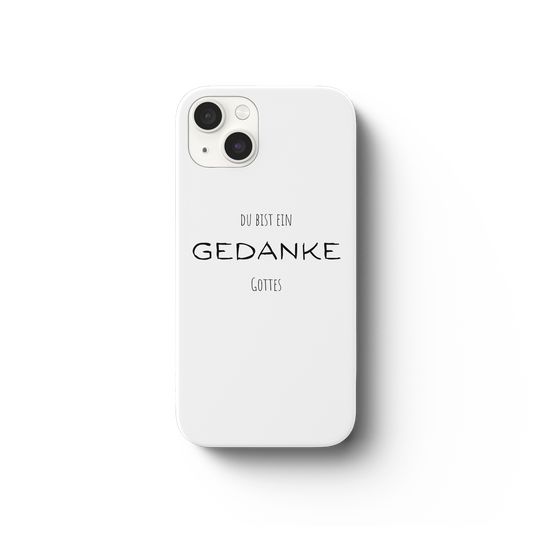 Du bist ein Gedanke Gottes - iPhone 13 Handyhülle - wertvoll und geliebt 