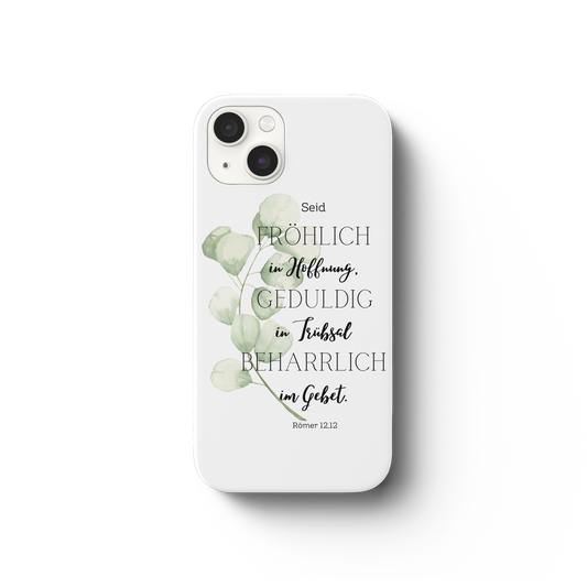 Römer 12,12 - iPhone 13 Handyhülle - wertvoll und geliebt 