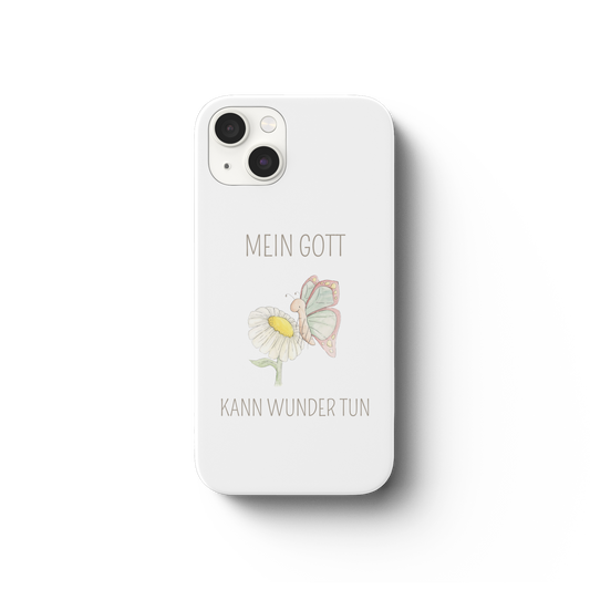 Mein Gott kann Wunder tun - iPhone 13 Handyhülle - wertvoll und geliebt 