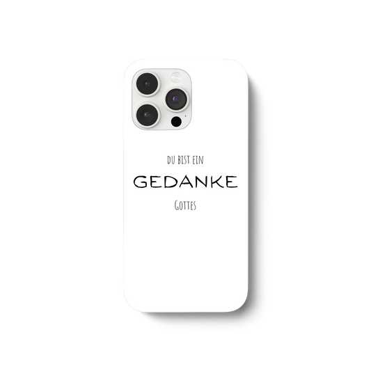 Du bist ein Gedanke Gottes - iPhone 13 Pro Handyhülle - wertvoll und geliebt 