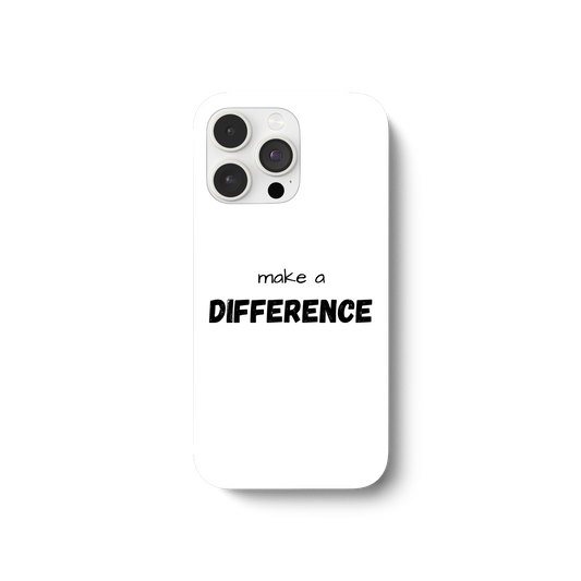 make a difference - iPhone 13 Pro Handyhülle - wertvoll und geliebt 