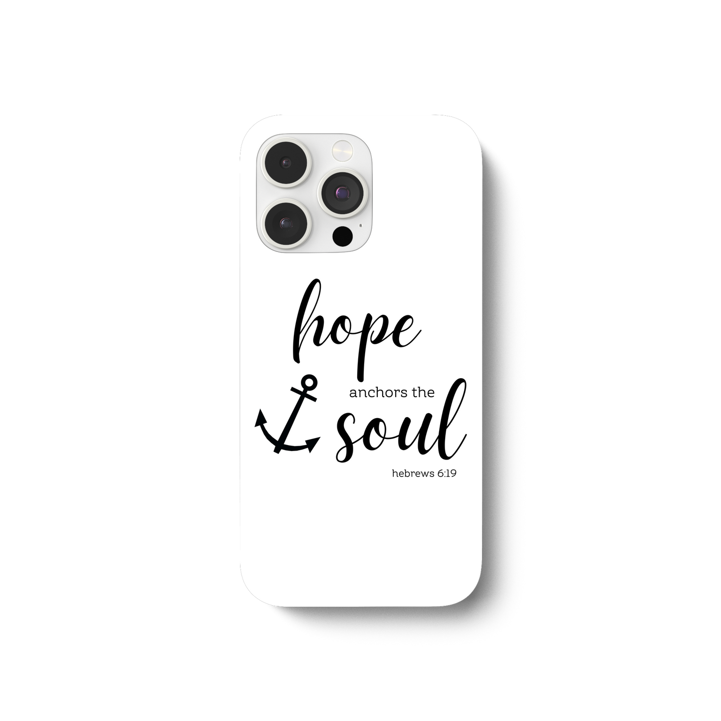 hope anchors the soul - iPhone 13 Pro Handyhülle - wertvoll und geliebt 