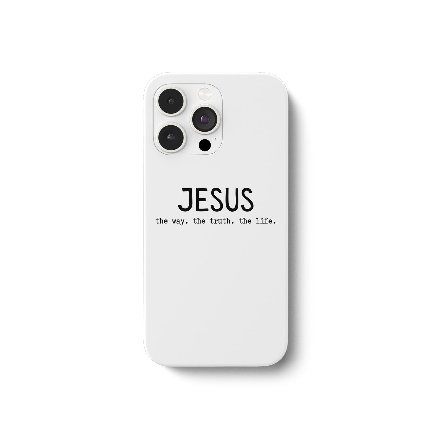 Jesus - the way. the truth. the life. - iPhone 13 Pro Max Handyhülle - wertvoll und geliebt 