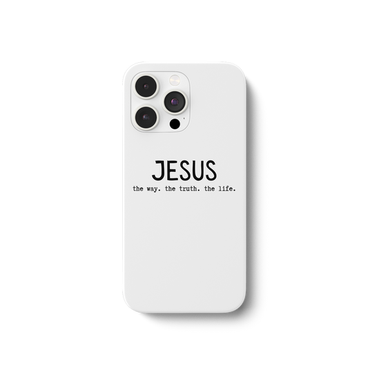 Jesus - the way. the truth. the life. - iPhone 13 Pro Max Handyhülle - wertvoll und geliebt 