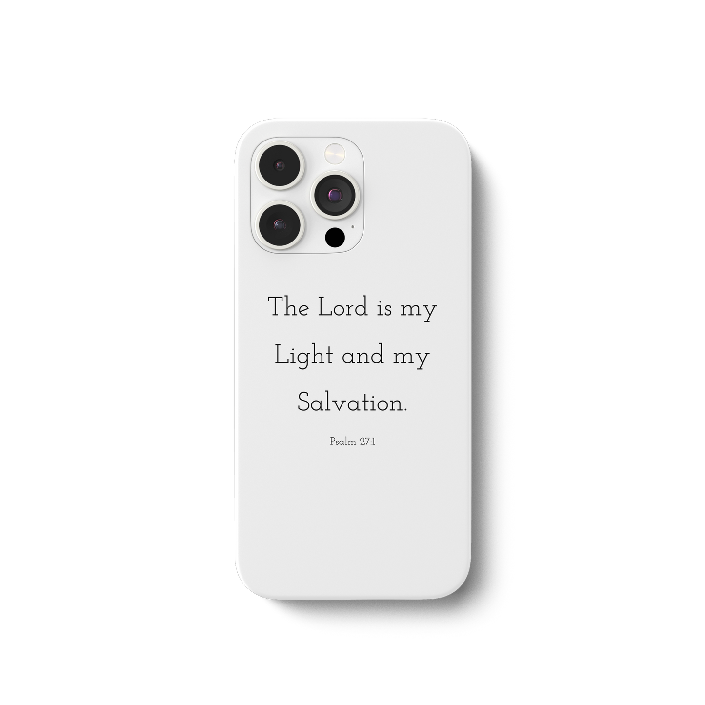 Psalm 27:1 - iPhone 13 Pro Max Handyhülle - wertvoll und geliebt 