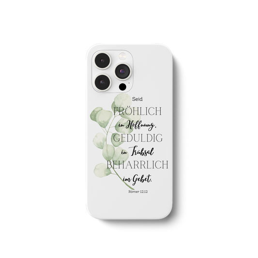 Römer 12,12 - iPhone 13 Pro Max Handyhülle - wertvoll und geliebt 