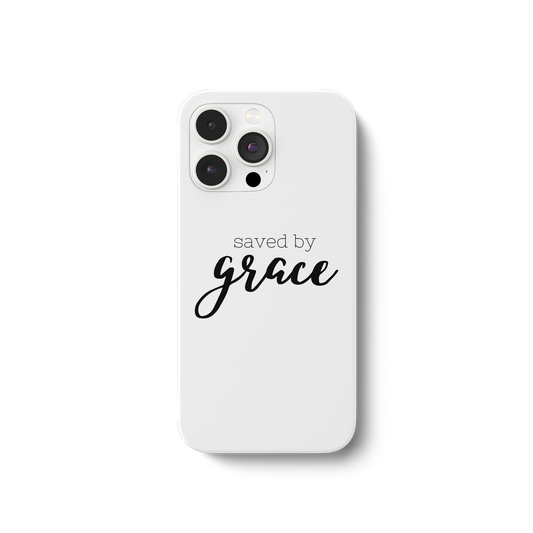 Saved by grace - iPhone 13 Pro Max Handyhülle - wertvoll und geliebt 