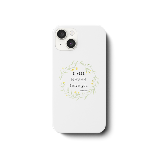 I will never leave you - iPhone 14 Handyhülle - wertvoll und geliebt 