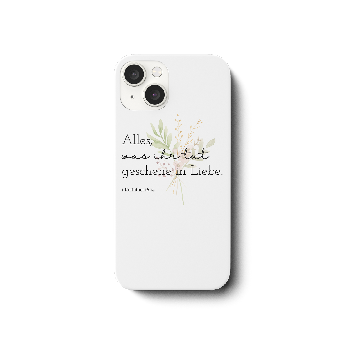 In Liebe - iPhone 14 Handyhülle - wertvoll und geliebt 