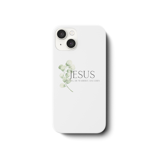 Jesus - der Weg, die Wahrheit, das Leben - iPhone 14 Handyhülle - wertvoll und geliebt 