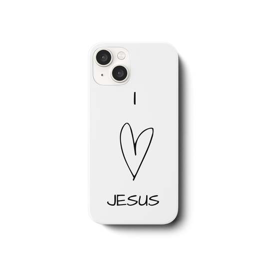 I love Jesus - iPhone 14 Handyhülle - wertvoll und geliebt 