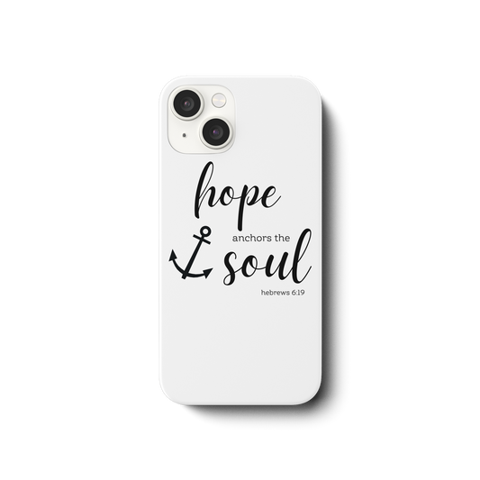 hope anchors the soul - iPhone 14 Handyhülle - wertvoll und geliebt 