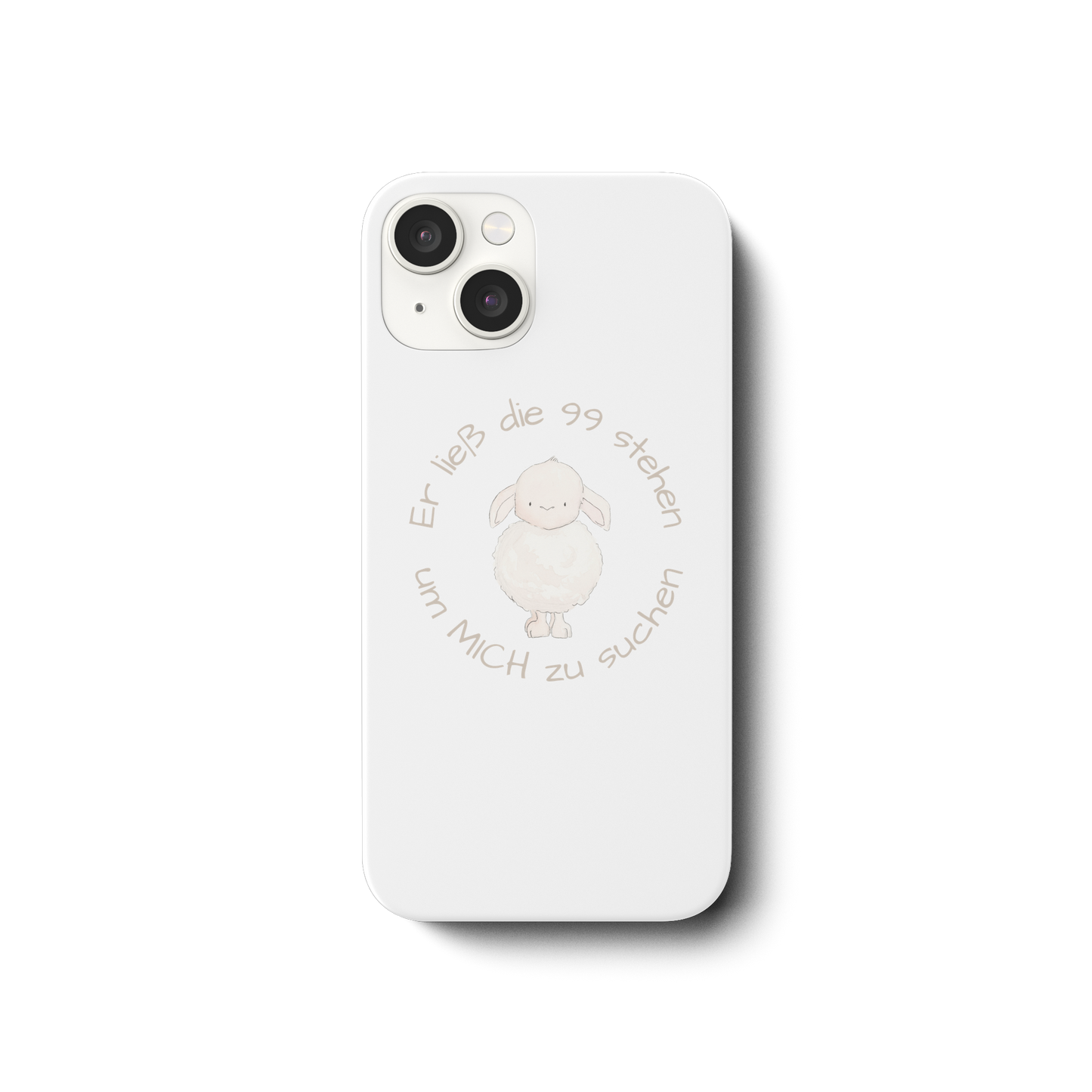 Er ließ die 99 stehen - iPhone 14 Handyhülle - wertvoll und geliebt 