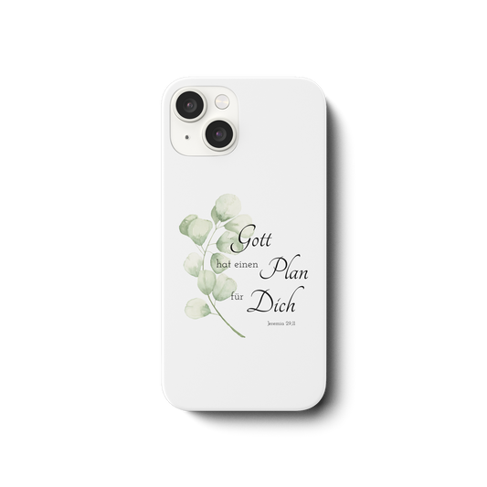 Gott hat einen Plan für Dich - iPhone 14 Handyhülle - wertvoll und geliebt 