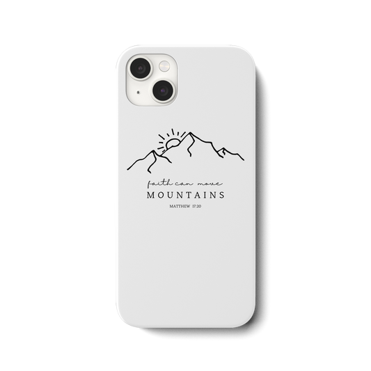 Faith can move mountains - iPhone 14 Plus Handyhülle - wertvoll und geliebt 