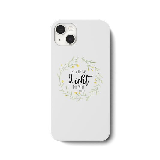 Licht der Welt - iPhone 14 Plus Handyhülle - wertvoll und geliebt 