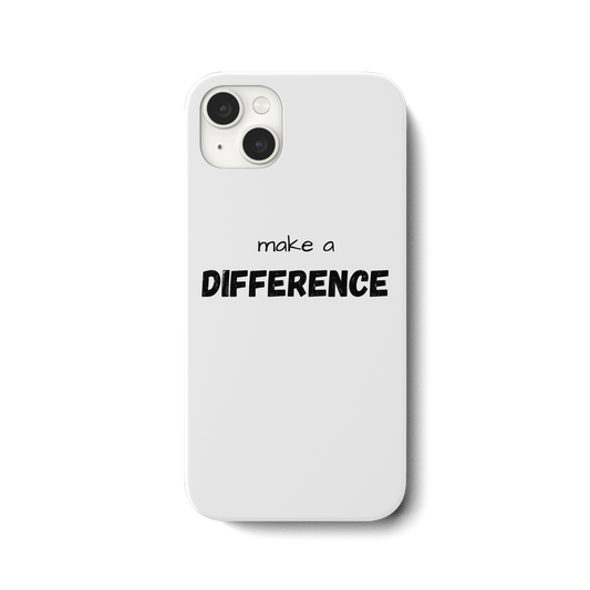 make a difference - iPhone 14 Plus Handyhülle - wertvoll und geliebt 