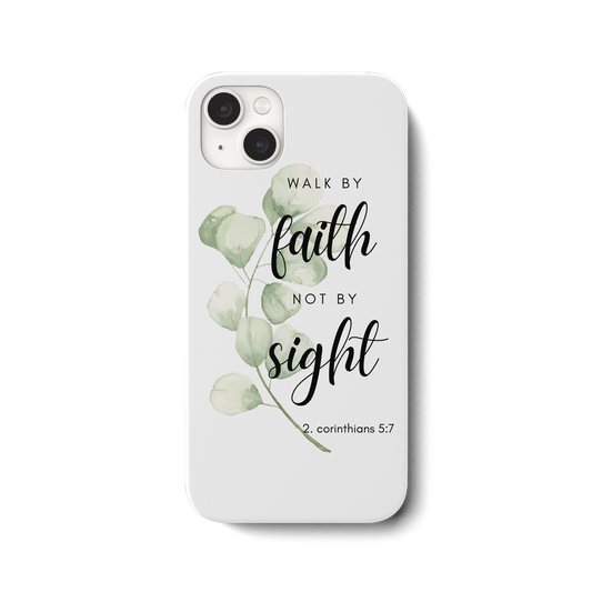 Walk by faith - iPhone 14 Plus Handyhülle - wertvoll und geliebt 