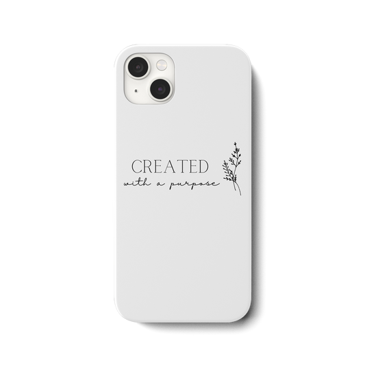 Created with a purpose D - iPhone 14 Plus Handyhülle - wertvoll und geliebt 