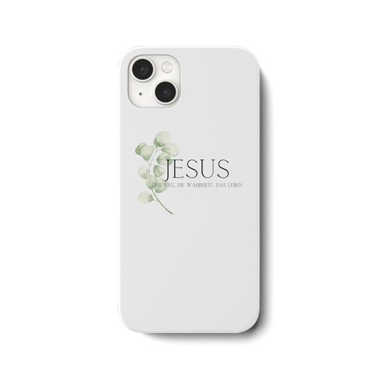 Jesus - der Weg, die Wahrheit, das Leben - iPhone 14 Plus Handyhülle - wertvoll und geliebt 