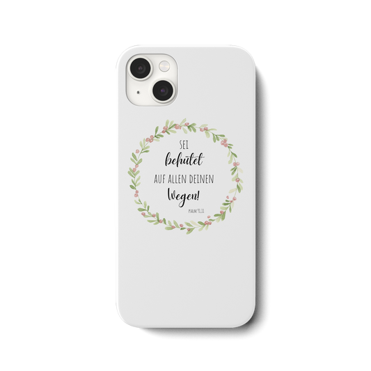 Sei behütet - iPhone 14 Plus Handyhülle - wertvoll und geliebt 