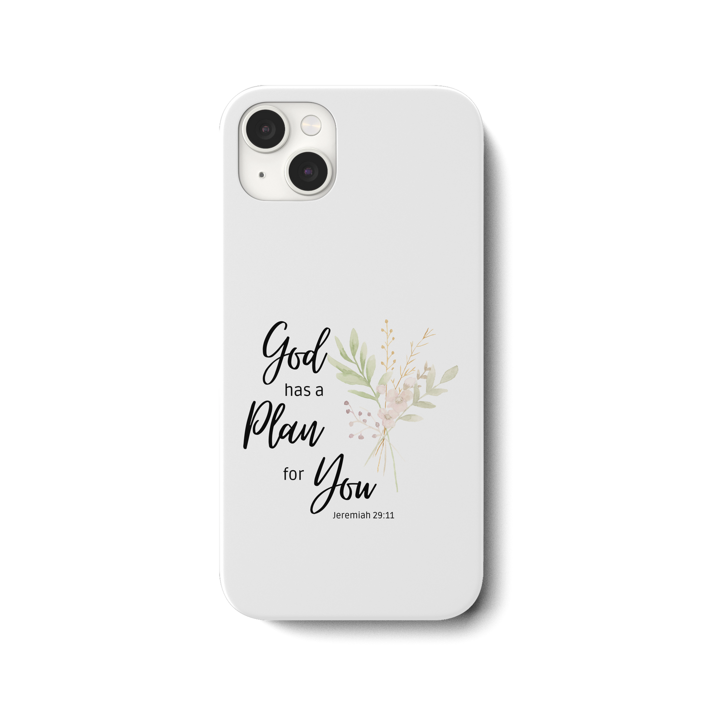 Jeremiah 29:11 - iPhone 14 Plus Handyhülle - wertvoll und geliebt 