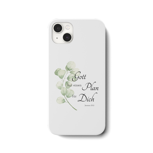 Gott hat einen Plan für Dich - iPhone 14 Plus Handyhülle - wertvoll und geliebt 