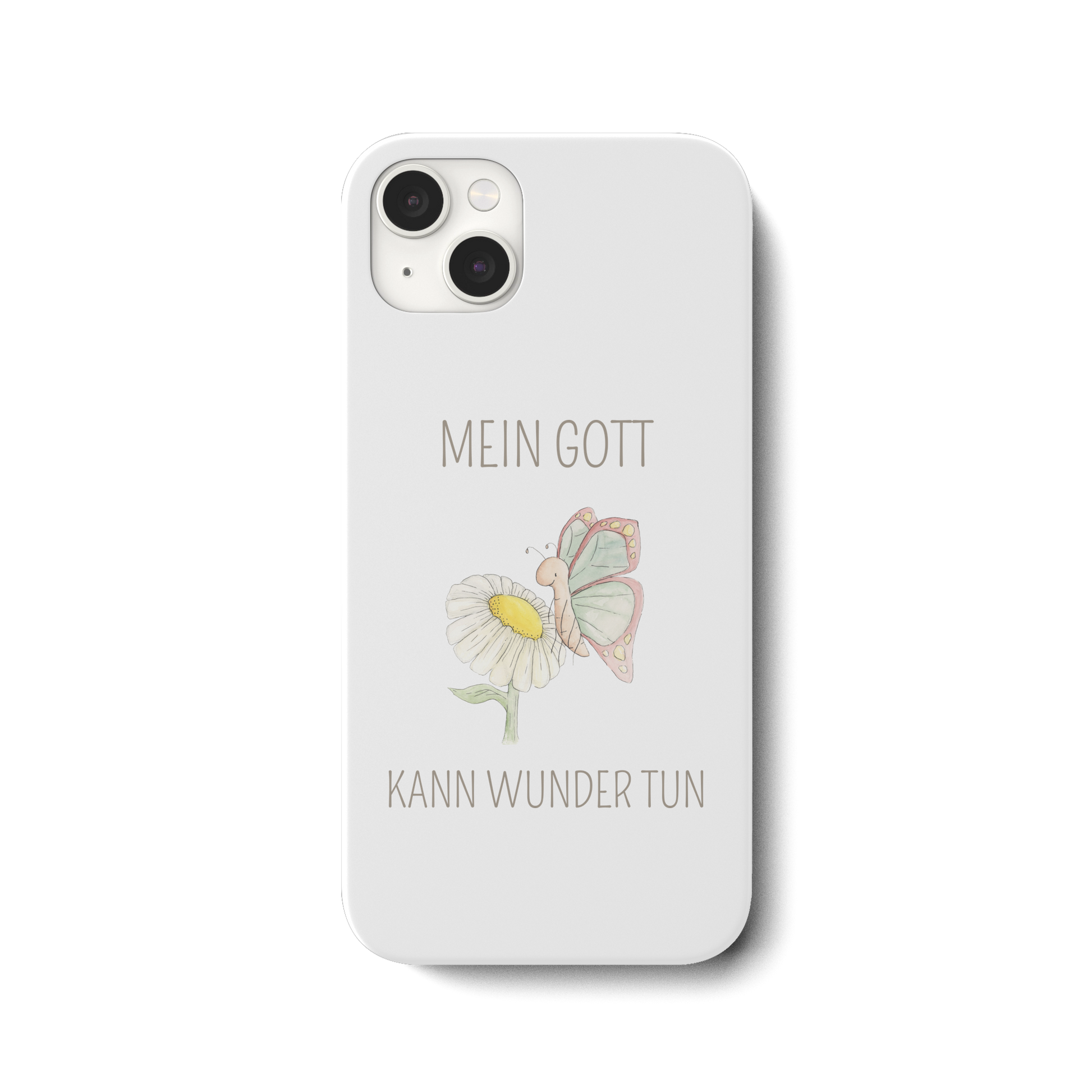 Mein Gott kann Wunder tun - iPhone 14 Plus Handyhülle - wertvoll und geliebt 