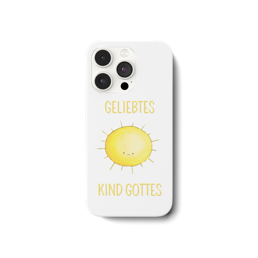 Geliebtes Kind Gottes - iPhone 14 Pro Handyhülle - wertvoll und geliebt 