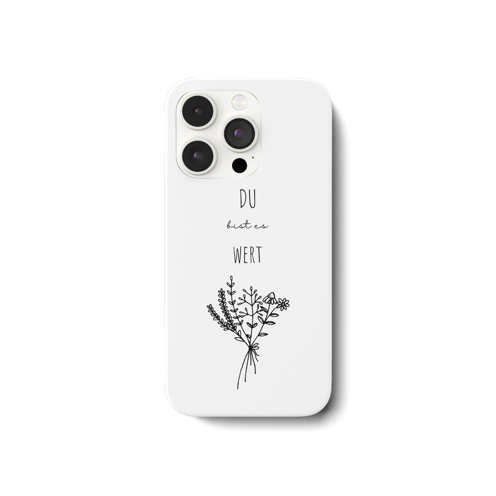 Du bist es wert - iPhone 14 Pro Handyhülle - wertvoll und geliebt 