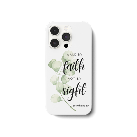 Walk by faith - iPhone 14 Pro Handyhülle - wertvoll und geliebt 