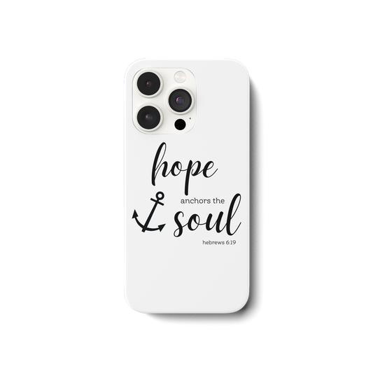 hope anchors the soul - iPhone 14 Pro Handyhülle - wertvoll und geliebt 