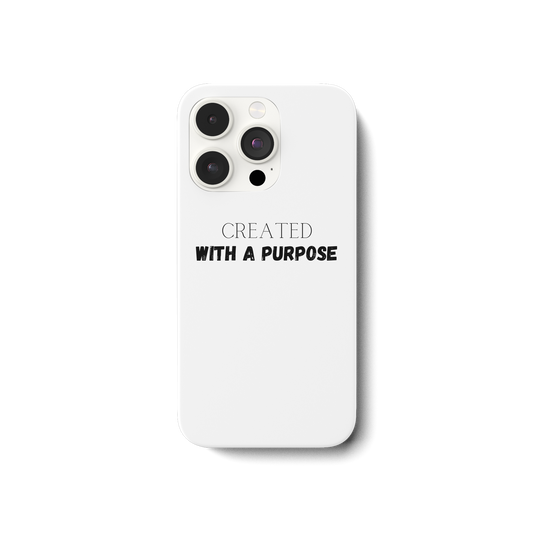 Created with a purpose - iPhone 14 Pro Handyhülle - wertvoll und geliebt 