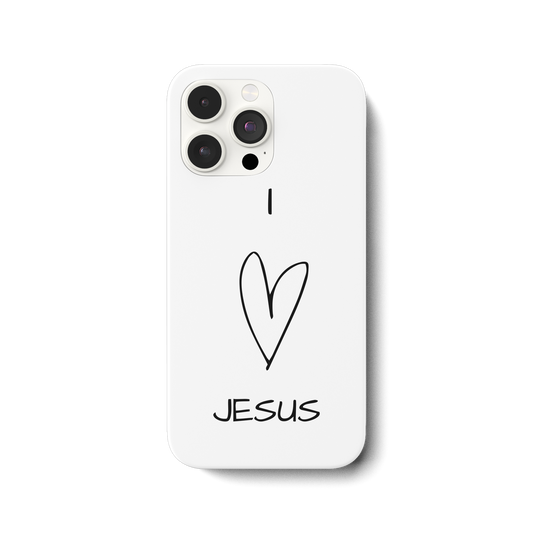 I love Jesus - iPhone 14 Pro Max Handyhülle - wertvoll und geliebt 