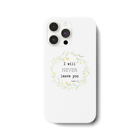 I will never leave you - iPhone 14 Pro Max Handyhülle - wertvoll und geliebt 