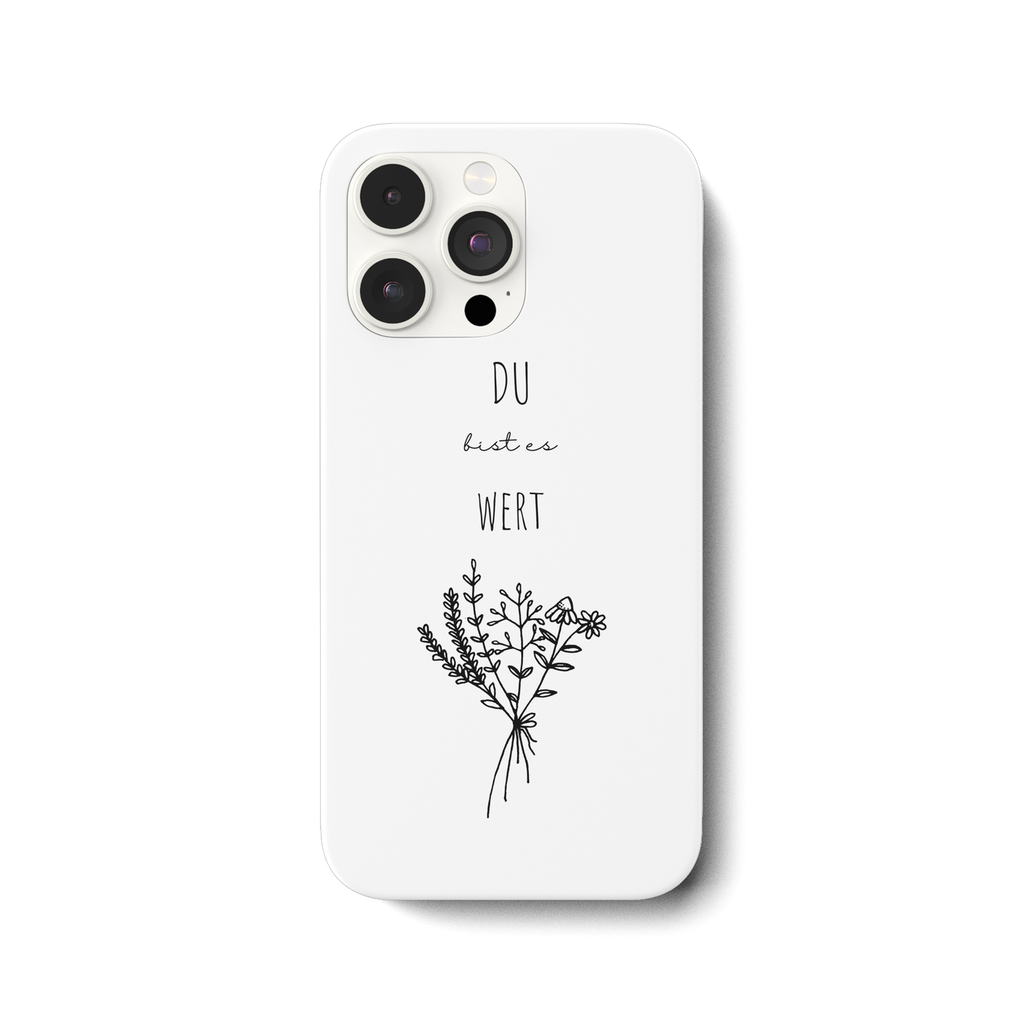 Du bist es wert - iPhone 14 Pro Max Handyhülle - wertvoll und geliebt 